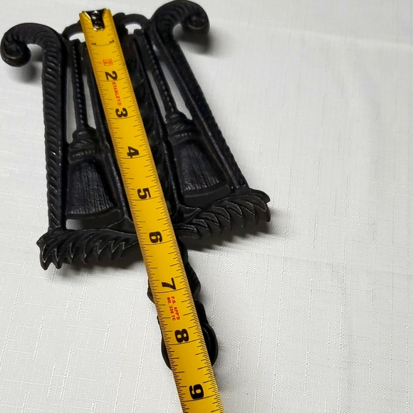 VTG Cast Iron Trivet Dalecraft Black Kitchen Utensil Primitive Old Time Decor - Picture 3 of 15